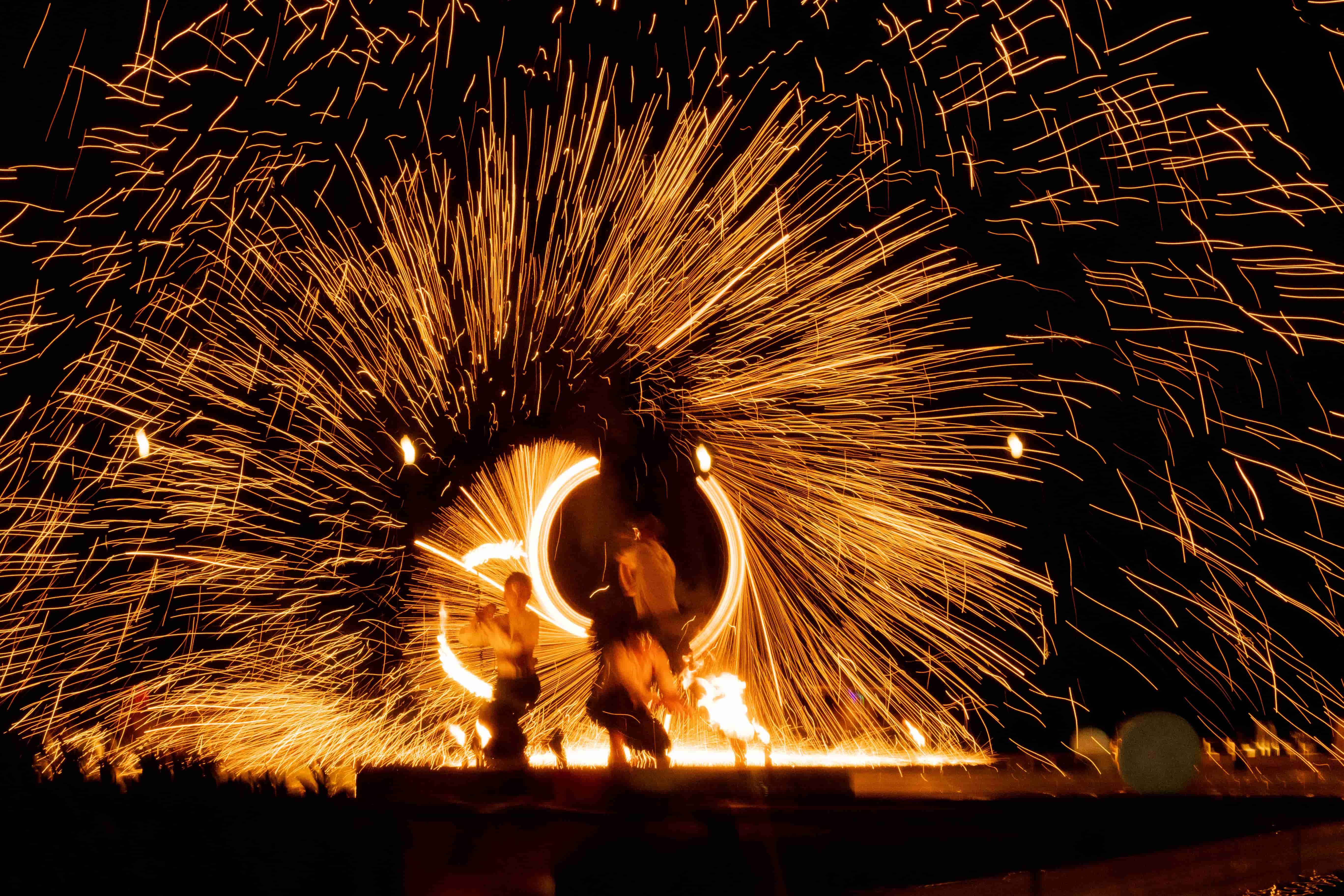 Sri panwa New Year fireworks