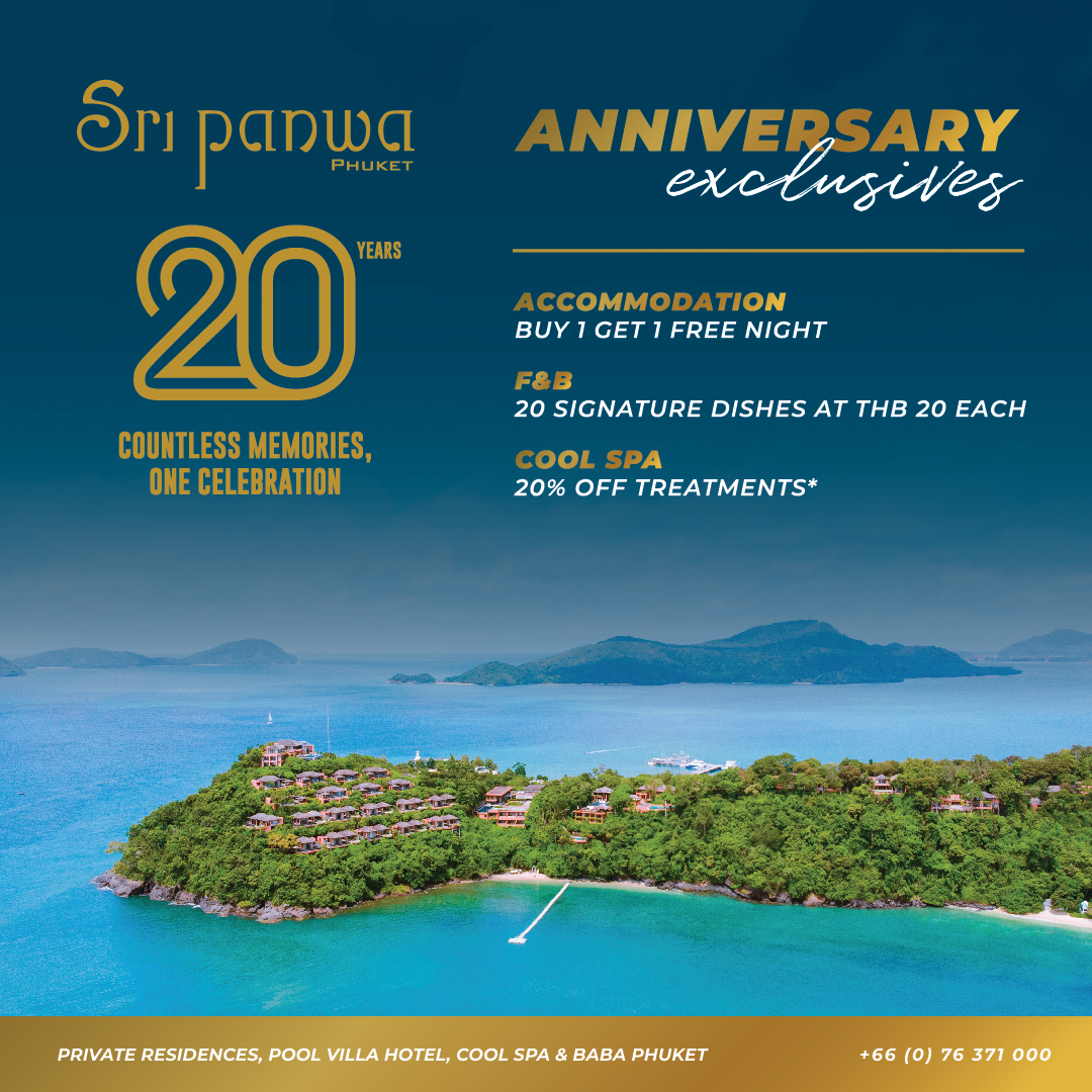 20 years anniversary sri panwa