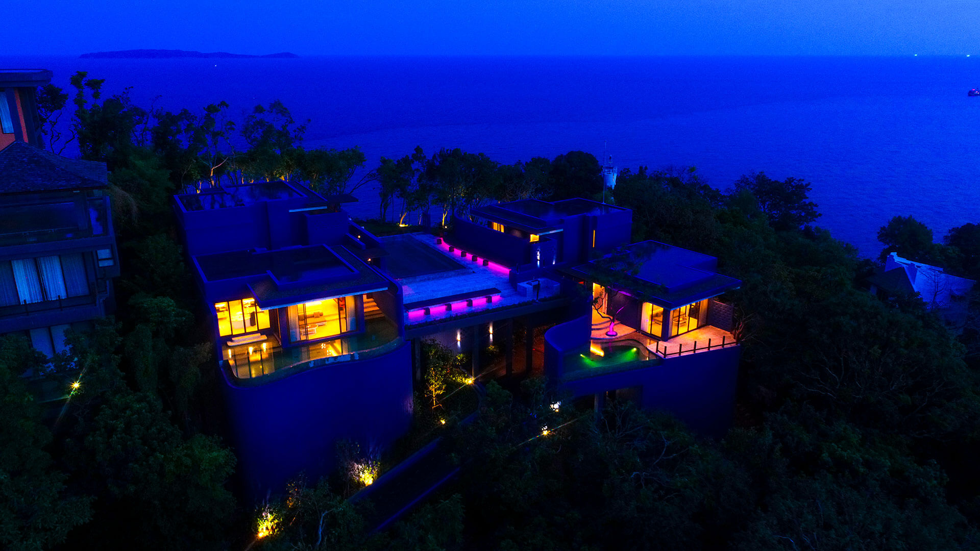 1br luxury residential hotel phuket pool villa top view