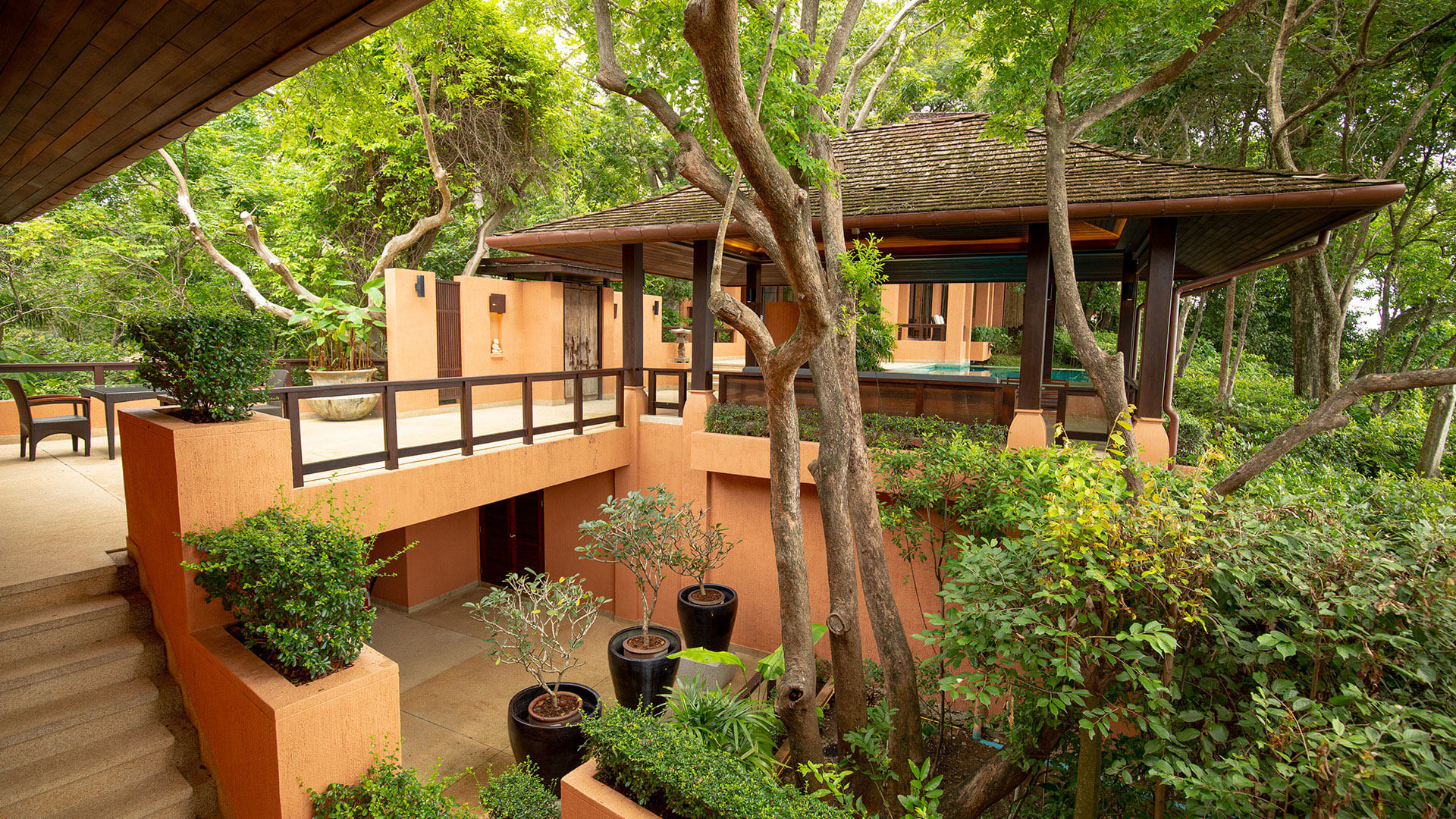 3 bedroom residence villa partial ocean luxury hotel resort tropical garden view