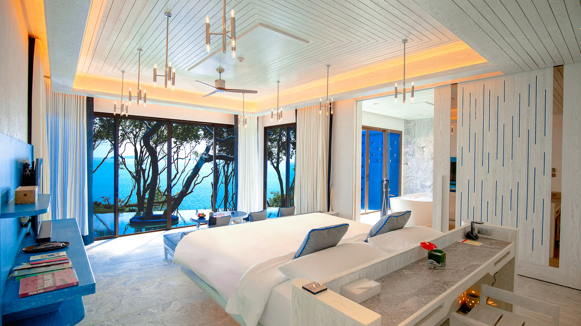 4br luxury residential hotel private luxury pool villa 6 star hotel bedroom
