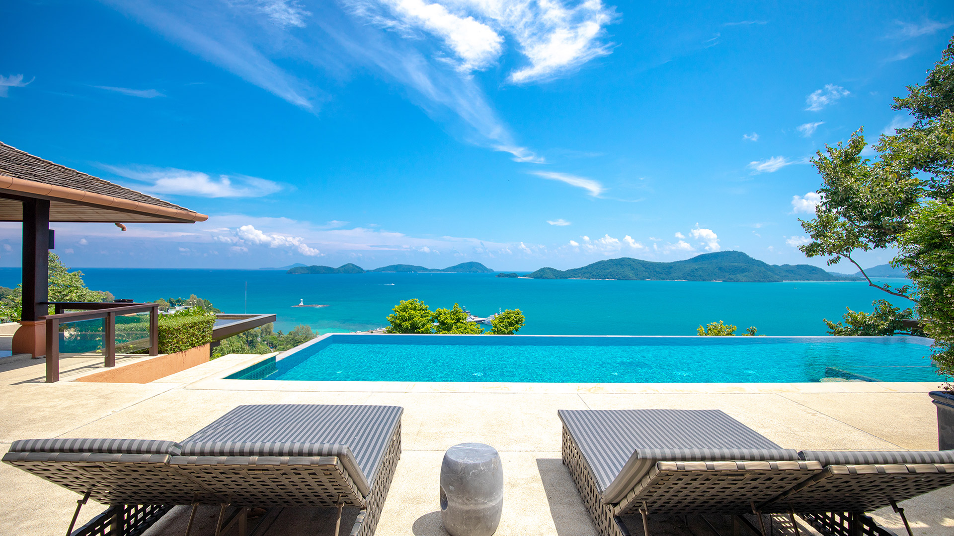 6 star hotel in phuket residence villa luxury five bedroom island view sunset