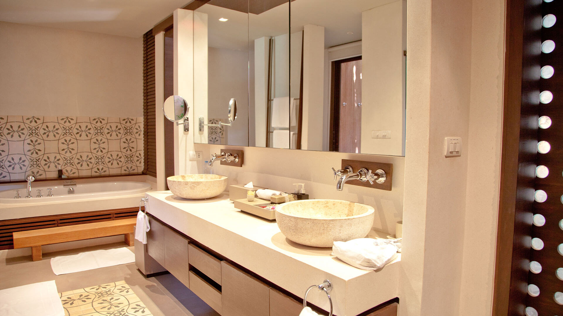 family suite hotel pool villas in phuket 1 bedroom garden view bathroom