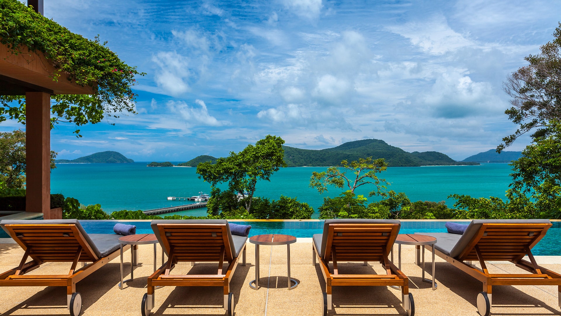 family vacations in phuket four bedroom residence luxury hotel resort pool villa ocean
