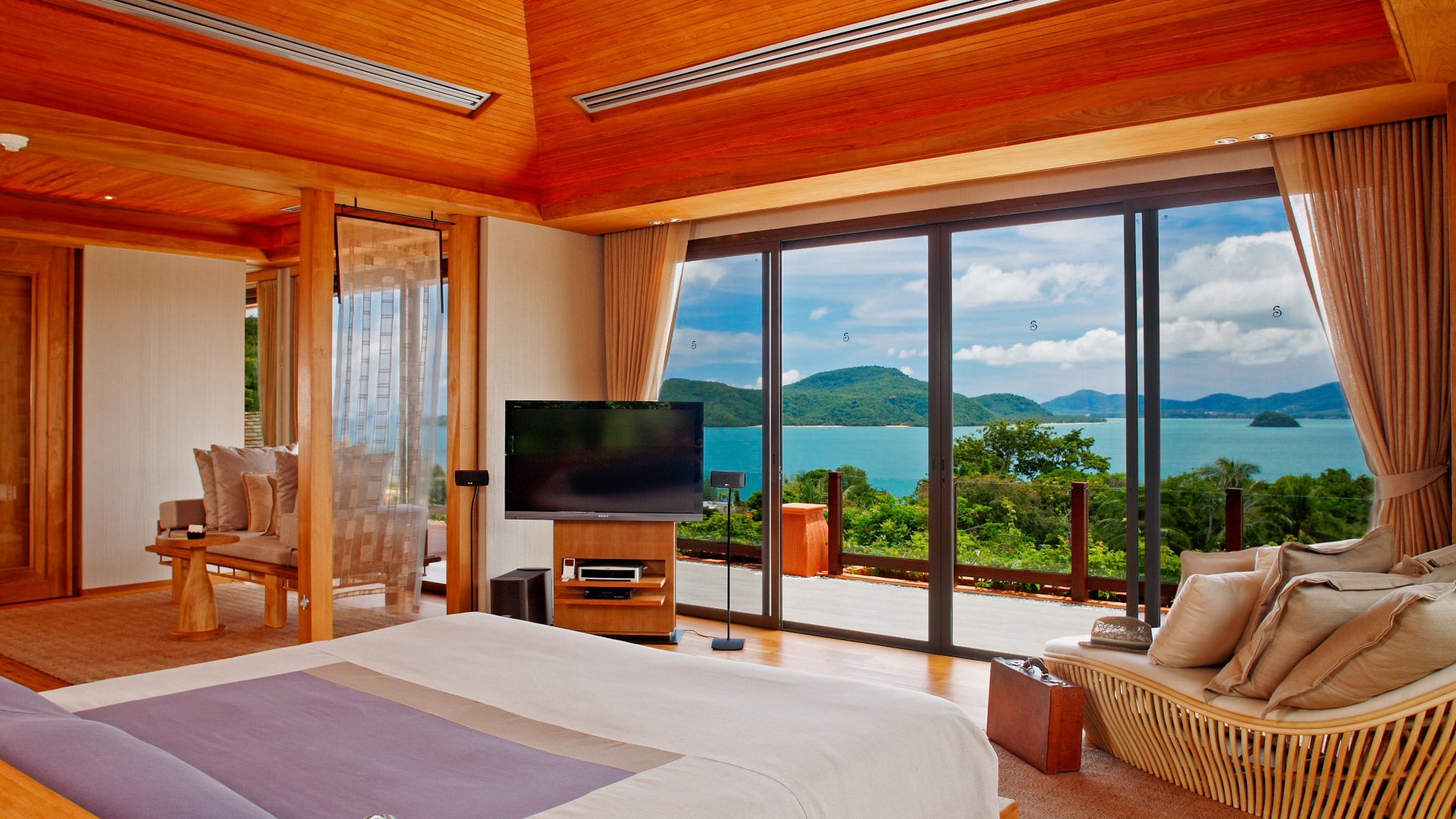 family vacations in phuket four bedroom residence pool villa master room