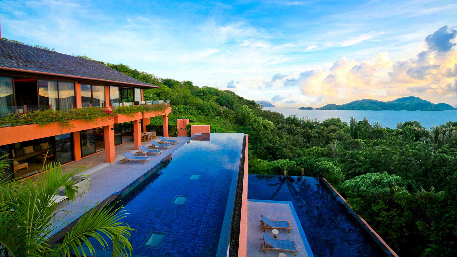 family vacations in phuket four bedroom residence villa infinity pool