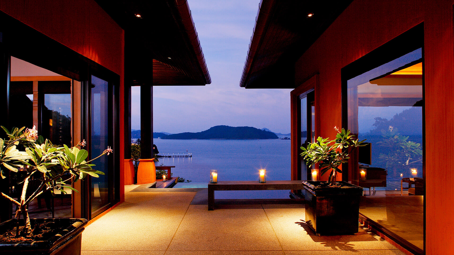 hotel phuket luxury private pool villa one bedroom ocean view living room