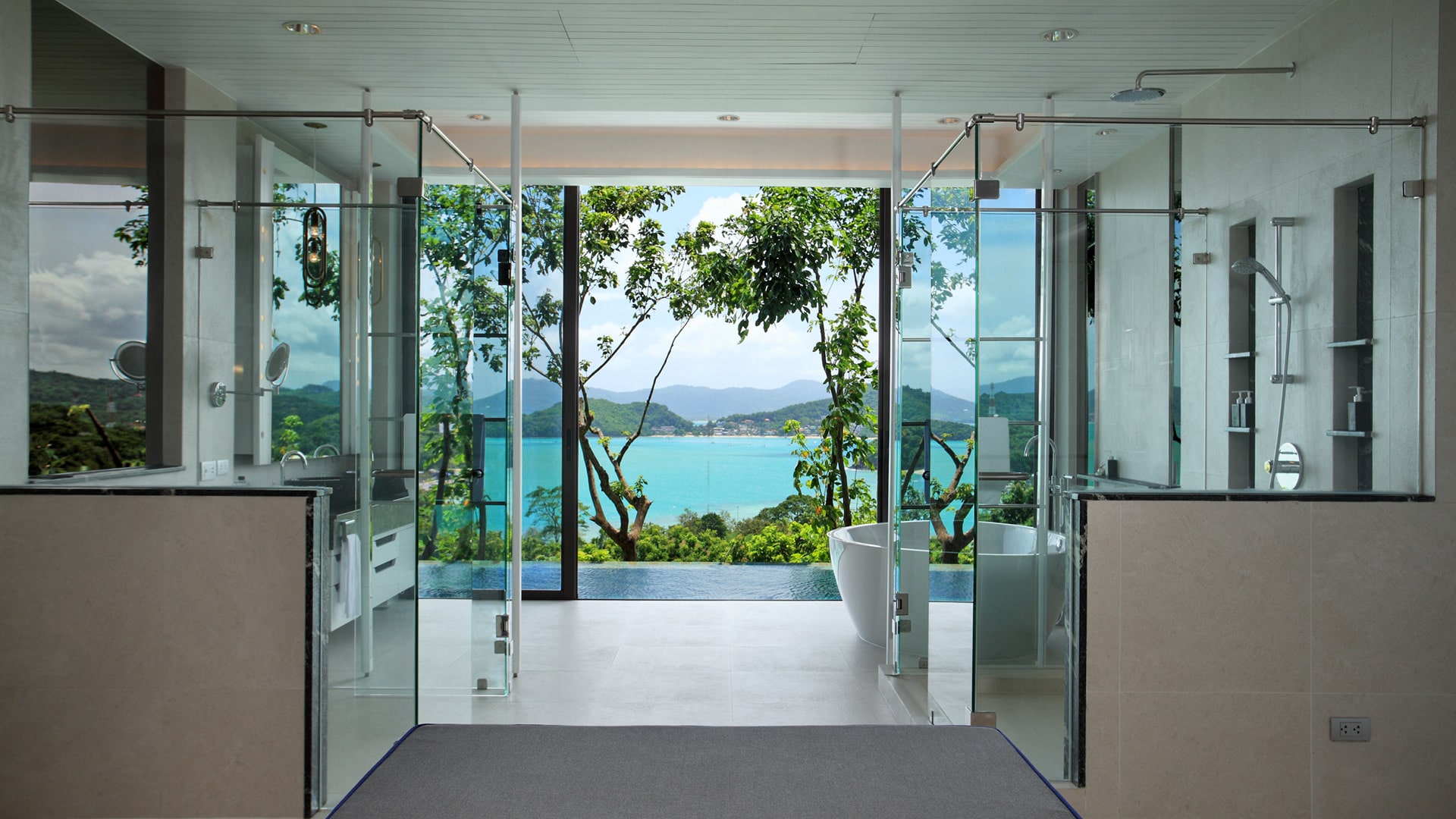 presidential 5br pool villa private luxury hotel phuket bathroom