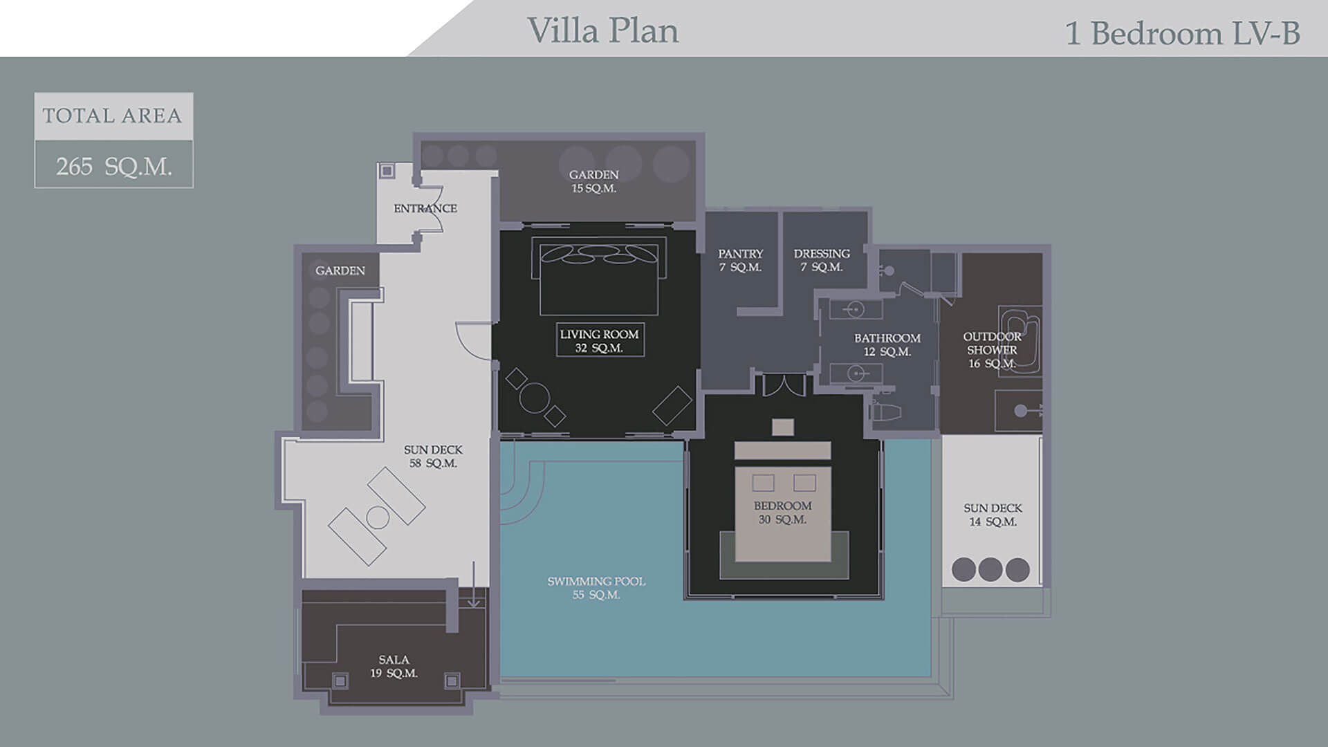 private pool villas hotel phuket one bedroom ocean view award winning sri panwa floor plan