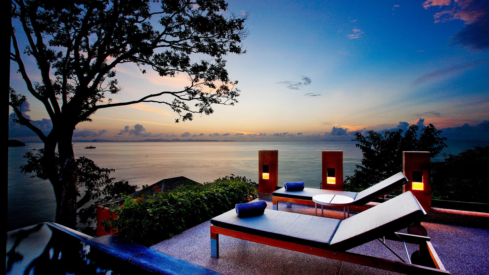 private pool villas hotel phuket one bedroom ocean view award winning sri panwa living area