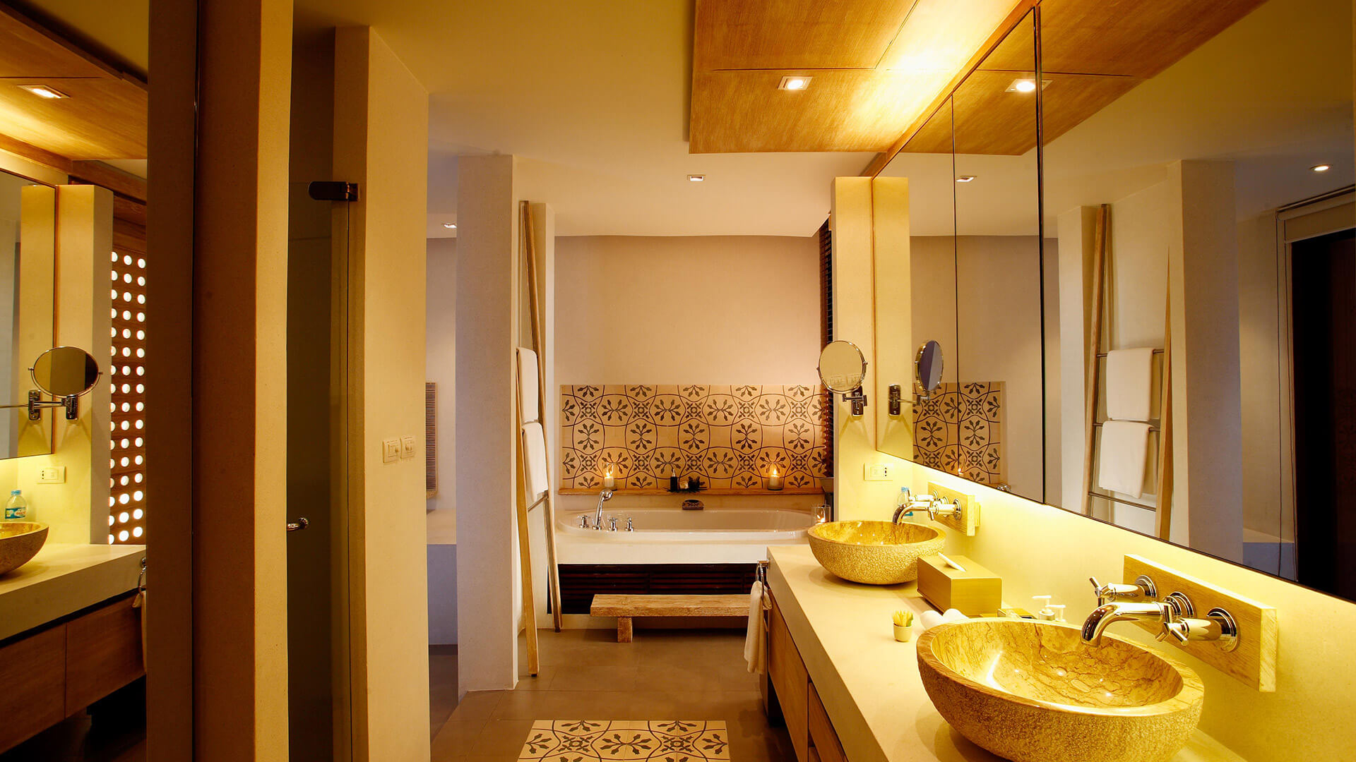 two bedroom family suite ocean view luxury pool villa hotel phuket resort bathroom