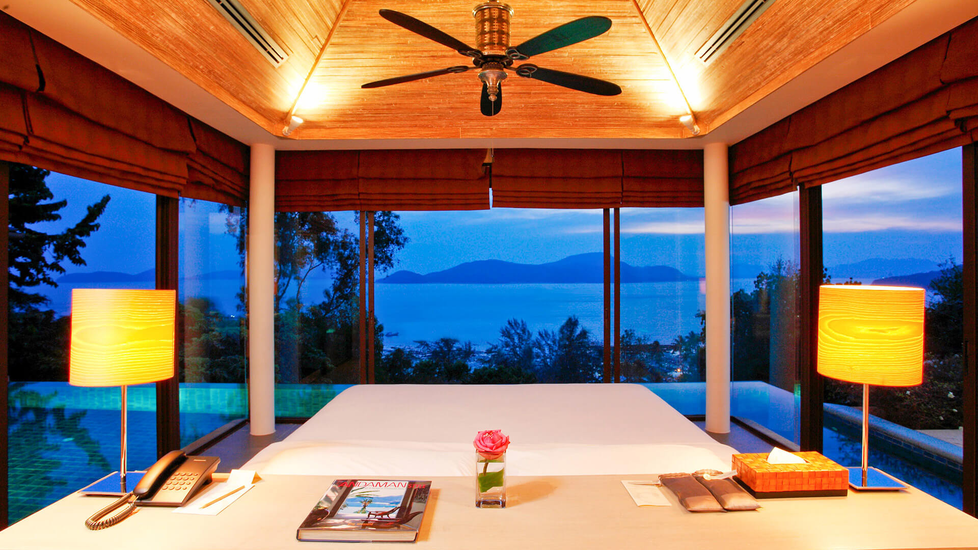 two bedroom pool villa ocean sunset view phuket sri panwa luxury resort hotel