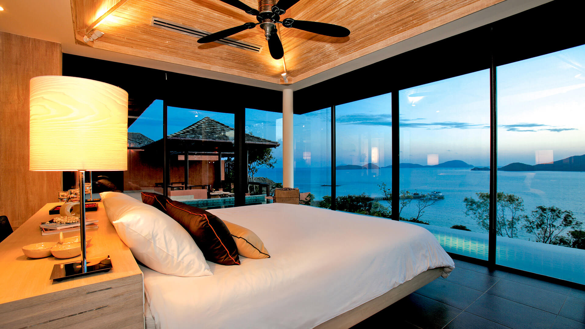two bedroom pool villa ocean sunset view phuket sri panwa luxury resort